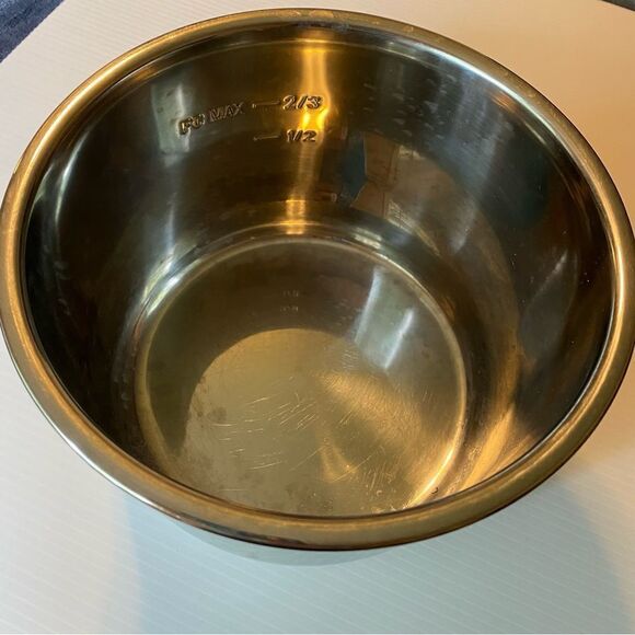 Instant Pot Stainless Steel Inner Cooking Pot Mini 3 Quart 7.8'' diam x 4.92'' - Picture 2 of 4